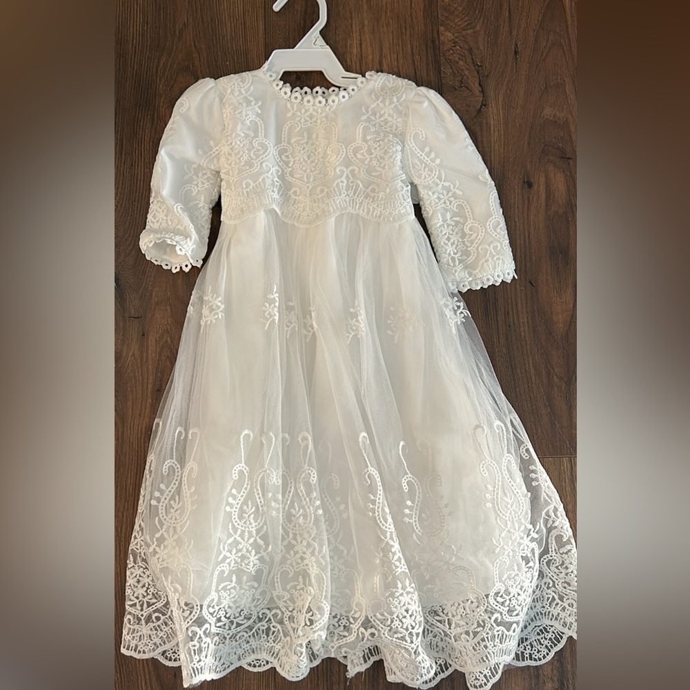 Baptism dress 3-6 months